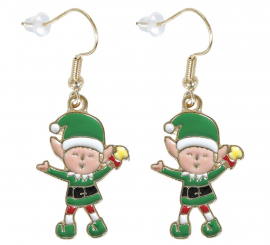 Brincos de elfo de Natal