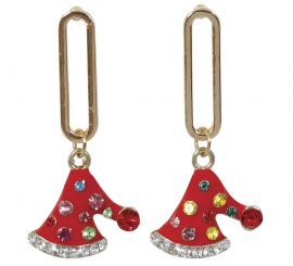 Christmas Hat Earrings