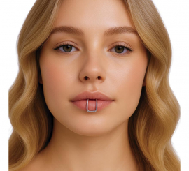 Piercing Doble Labio Falso