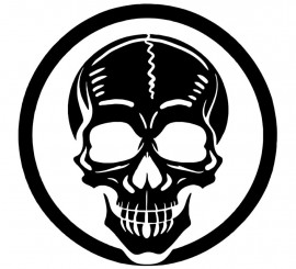 Skull Stencil Cake Decorating 25cm Skull Stencil Cake Decorating 25cm