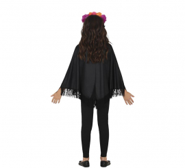 Poncho Catrina para crianças