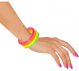 Pulseira Neon com 4 Furos Pulseira Neon com 4 Furos