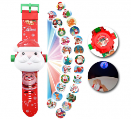 Reloj de Papá Noel con Proyector