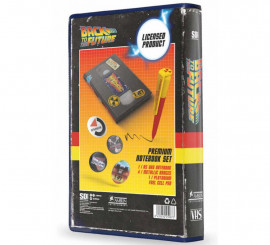 Artigos de papelaria de volta para o futuro VHS