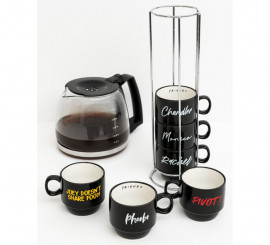 Conjunto de Frases Amigas de Copos Empilháveis