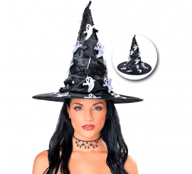 Witch Hat with Hanging Ghost Witch Hat with Hanging Ghost