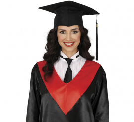 Chapéu de estudante de graduação em tecido adulto Chapéu de estudante de graduação em tecido adulto