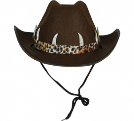 Sombrero Vaquero Australiano marrón adultos