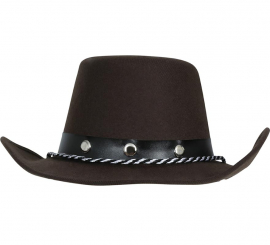 Sombrero Vaquero marrón Fieltro infantil