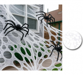 White Elastic Fabric 200x200 cm