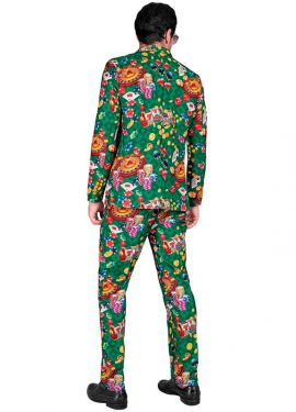 Men's Casino Green Party Funny Suit Men's Casino Green Party Funny Suit