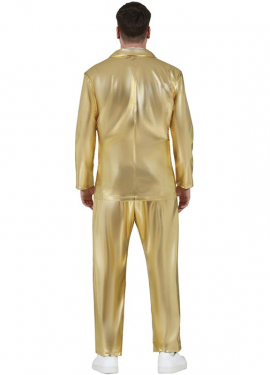 Costume drôle doré pour hommes