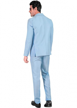 Elegant light blue Mister funny suit for men Elegant light blue Mister funny suit for men
