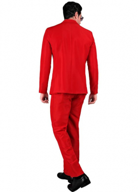 Funny elegant Mr. red suit for men Funny elegant Mr. red suit for men