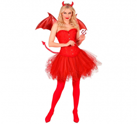 Tutú rojo para mujer