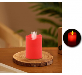 7cm Red Oscillating Candle