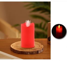 9cm Red Oscillating Candle