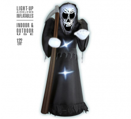 122 cm Inflatable Halloween Car Death with Lighting 122 cm Inflatable Halloween Car Death with Lighting