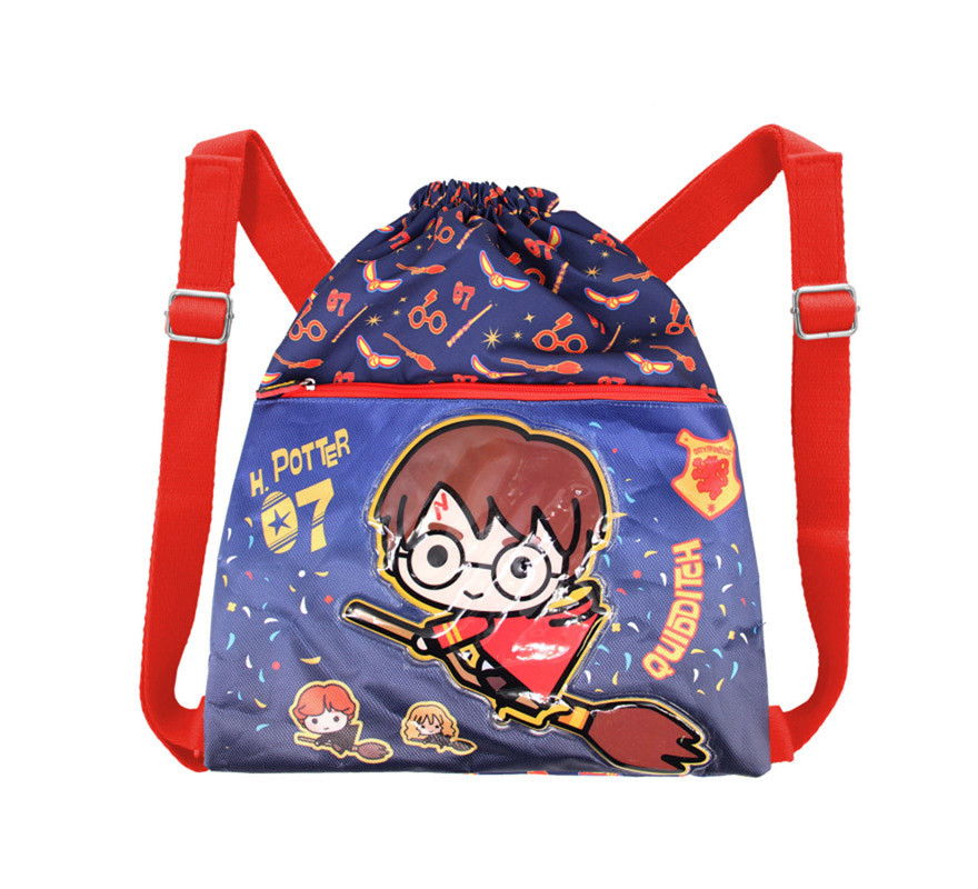 Mochila Saco Harry Potter Quidditch Kawaii-B