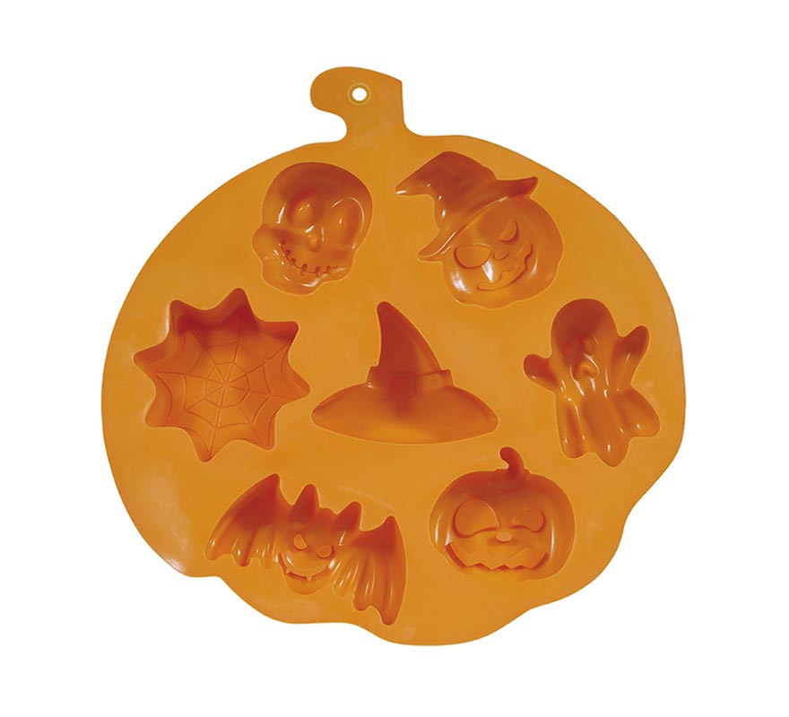 Moule figurine Halloween pour 7 biscuits de 26x23 cm-B