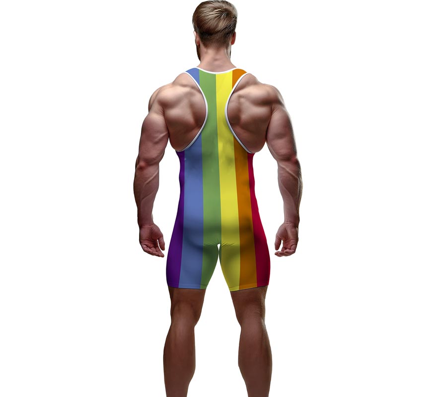 Mono de Tirantes Arcoíris para hombre-B