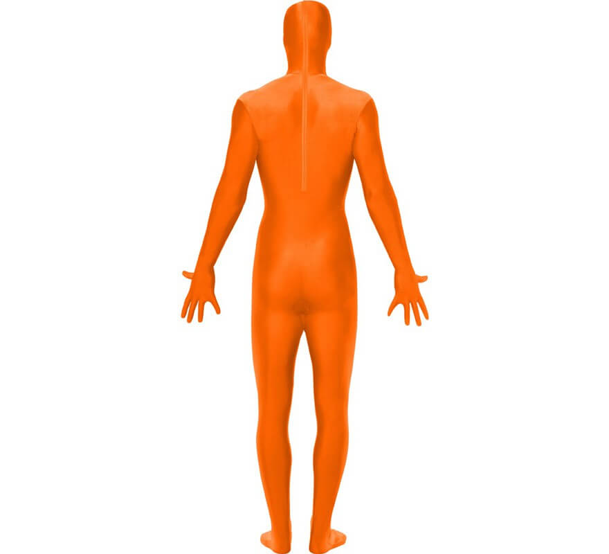 Orangefarbener Overall für die zweite Haut-B
