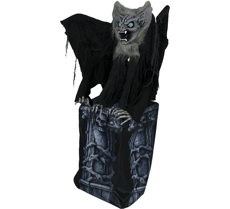 150cm Moving Sound Light Bat on Gravestone-B