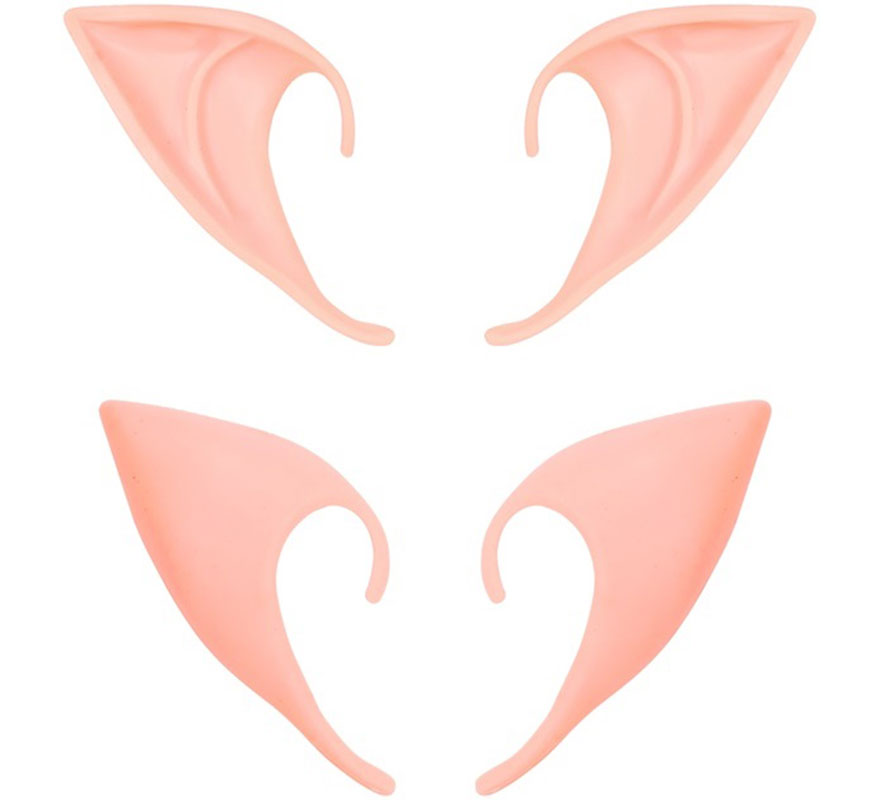Orelhas pontudas de elfo ou goblin de látex-B