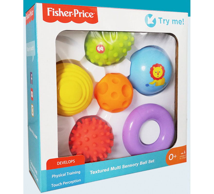 Pack 6 Pelotas Entrenamiento Fisher-Price-B