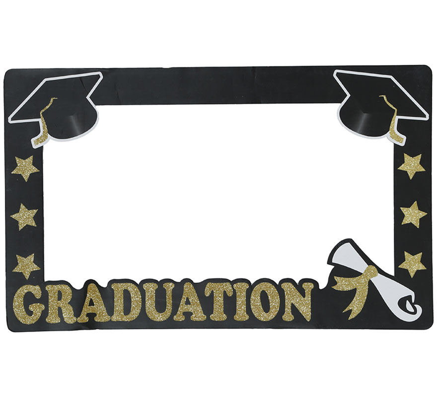 Pack de 12 Marcos Photobooth Graduation de 80x50 cm-B