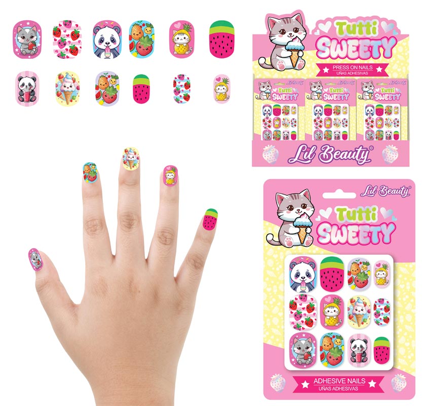 Pack de 12 Uñas Tutti Sweety para niña-B
