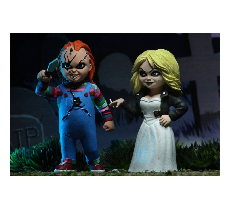 Pacote de 2 Figuras Bride of Chucky 15 cm Neca Toony Terrors-B