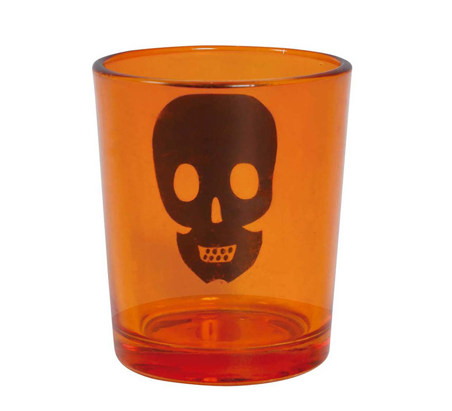 Confezione da 3 bicchieri in vetro per Halloween 6,5X5 cm-B