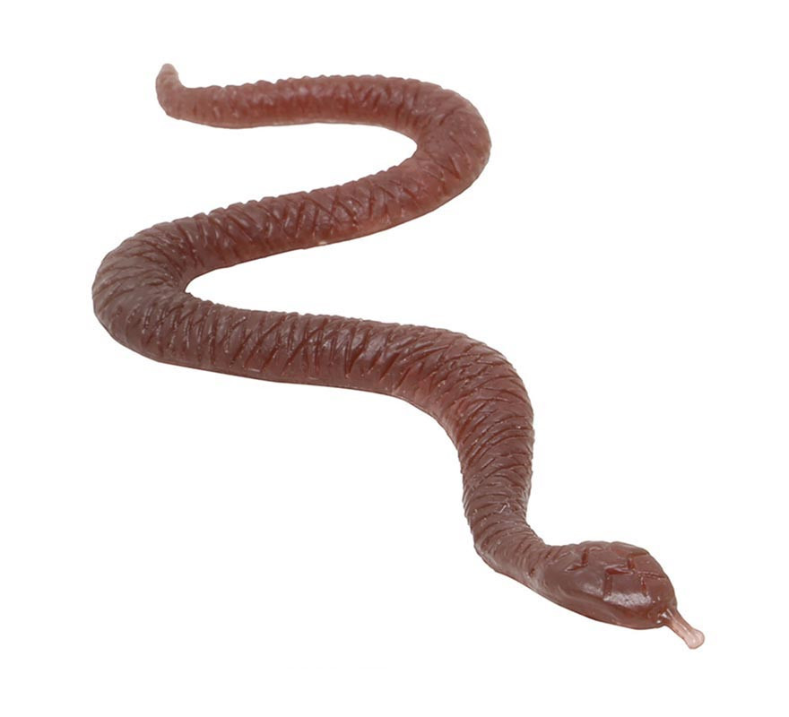 Packung mit 8 roten Schlangen von 9,5 cm-B