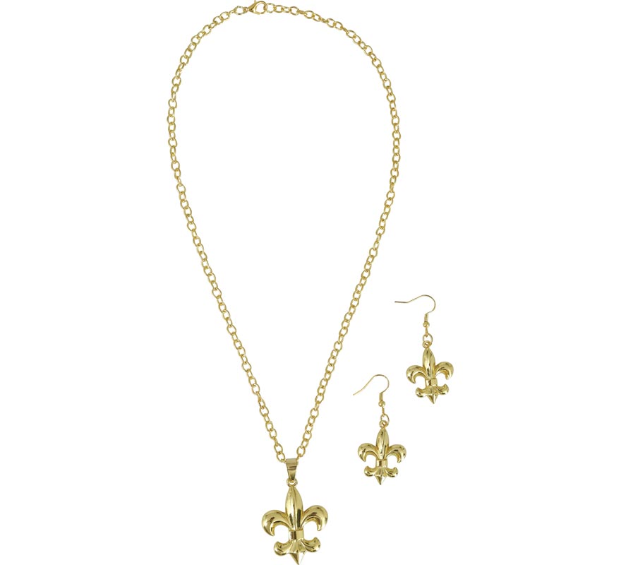 Pack de Joyas Romanas: Collar y Pendientes-B