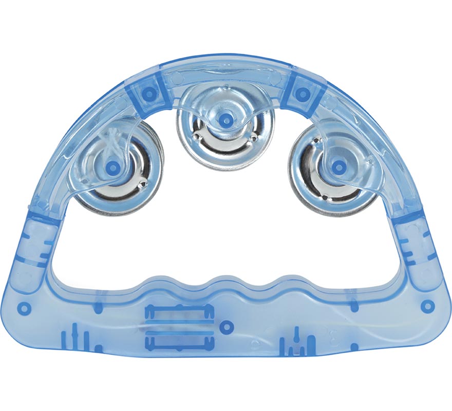 Pandereta con Luz de 16x15 cm en colores surtidos-B