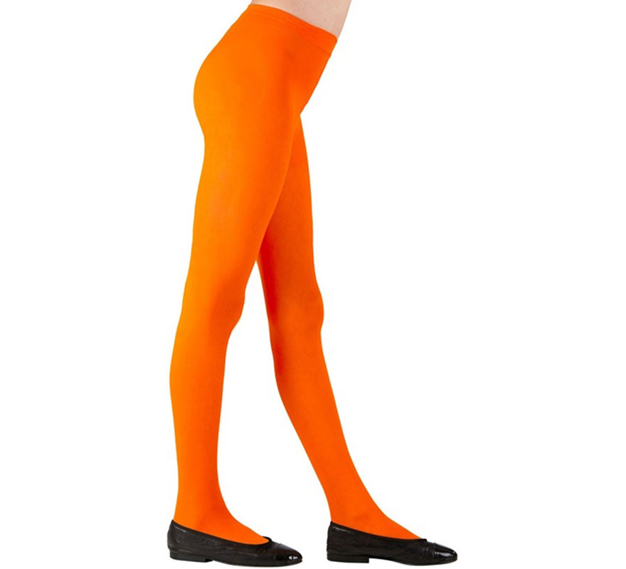 Meia-calça laranja 40 DEN para meninas-B