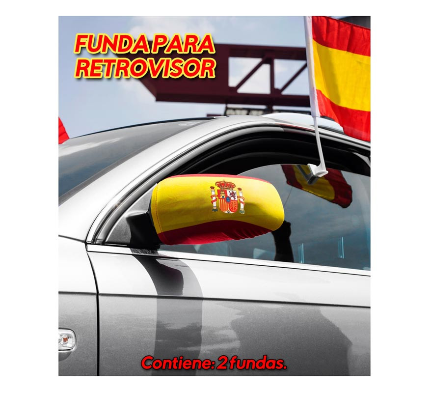 Par de Fundas para Retrovisores de Coche de España-B