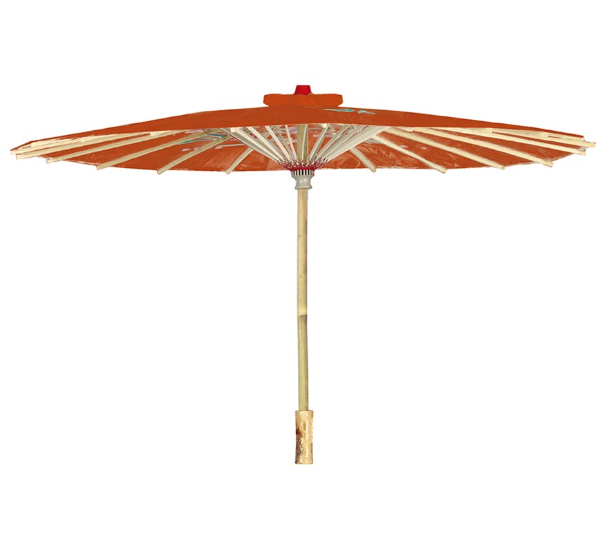 Paraguas Japonés de 82 cm rojo-B