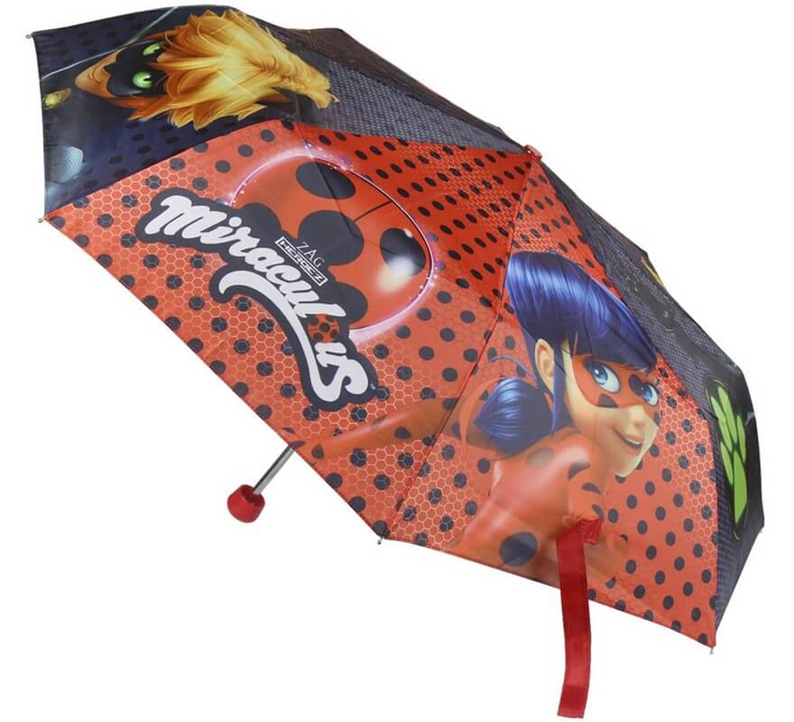 Parapluie Miraculous Ladybug et Cat Noir 87 cm-B