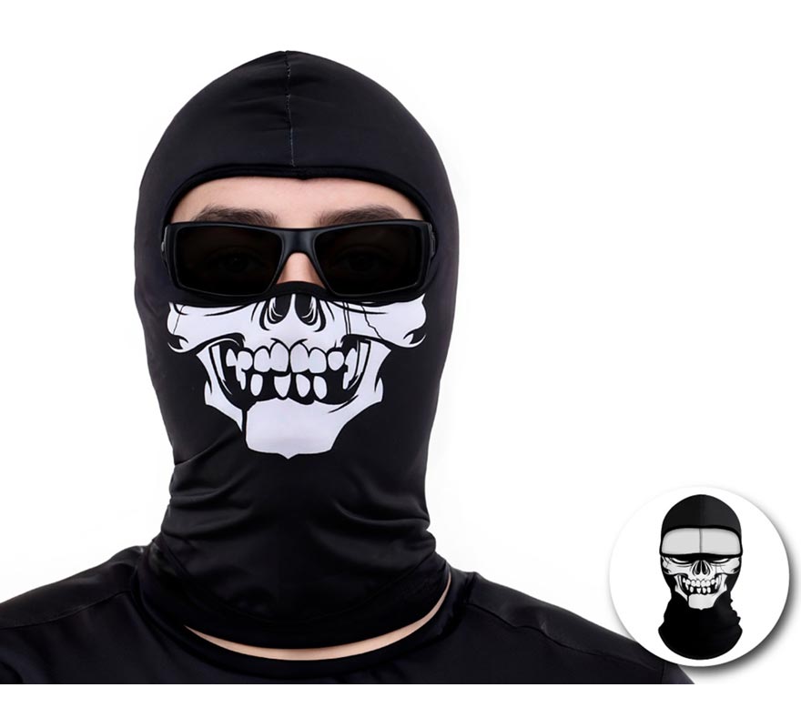 Balaclava de esqueleto-B