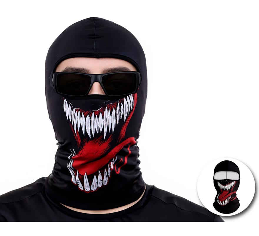 Spider-Hero Balaclava with Tongue-B