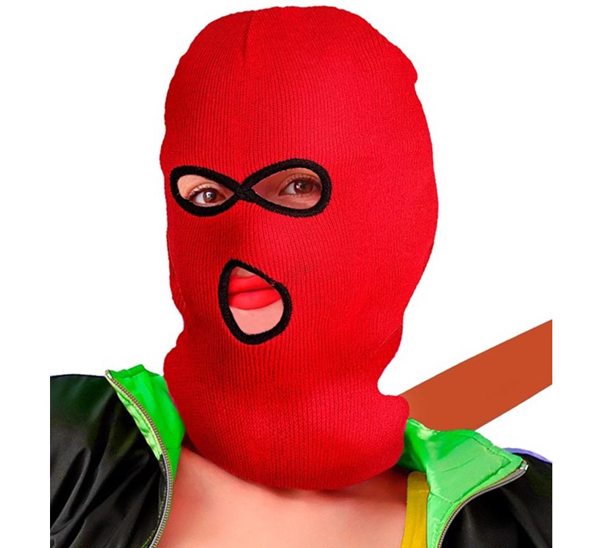 Pasamontañas roja-B