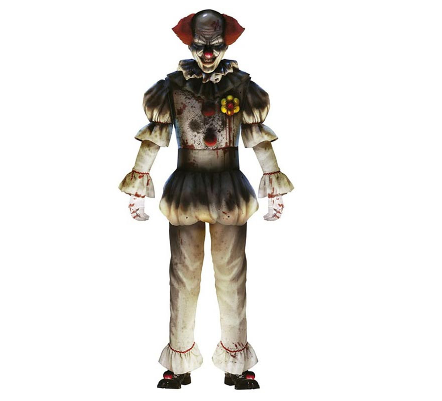 180 cm großer gruseliger Clown-Aufkleber-B