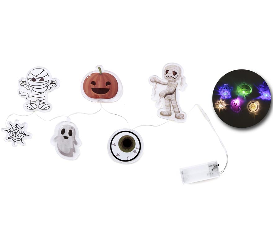 Halloween Figurines LED Gel Sticker-B Halloween Figurines LED Gel Sticker-B