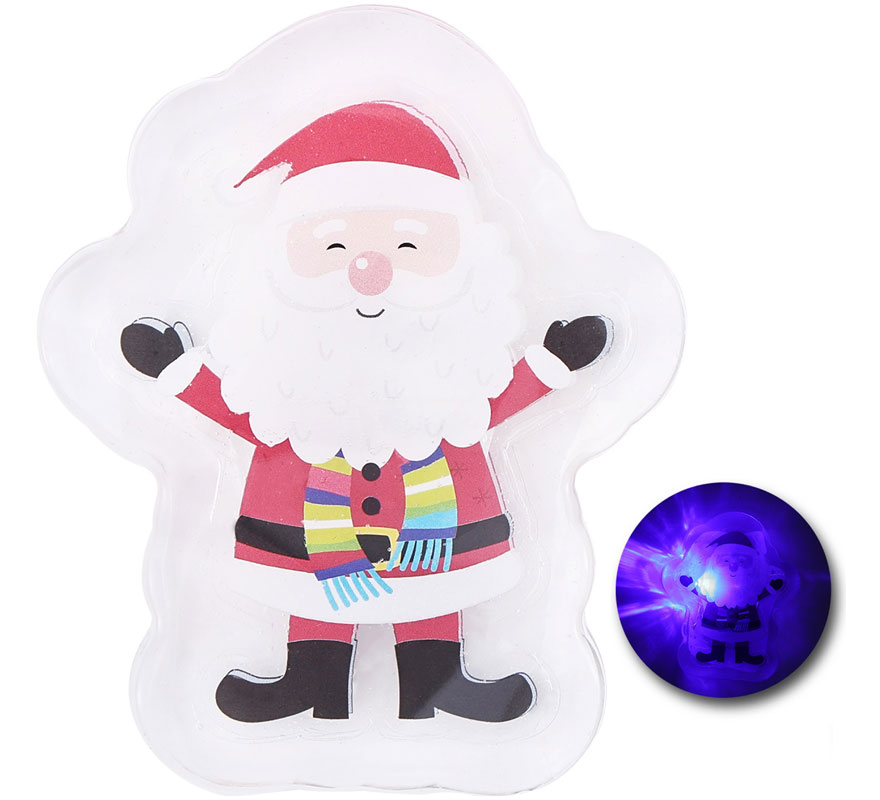 Pegatina Gel Led Papá Noel de 10x15 cm-B