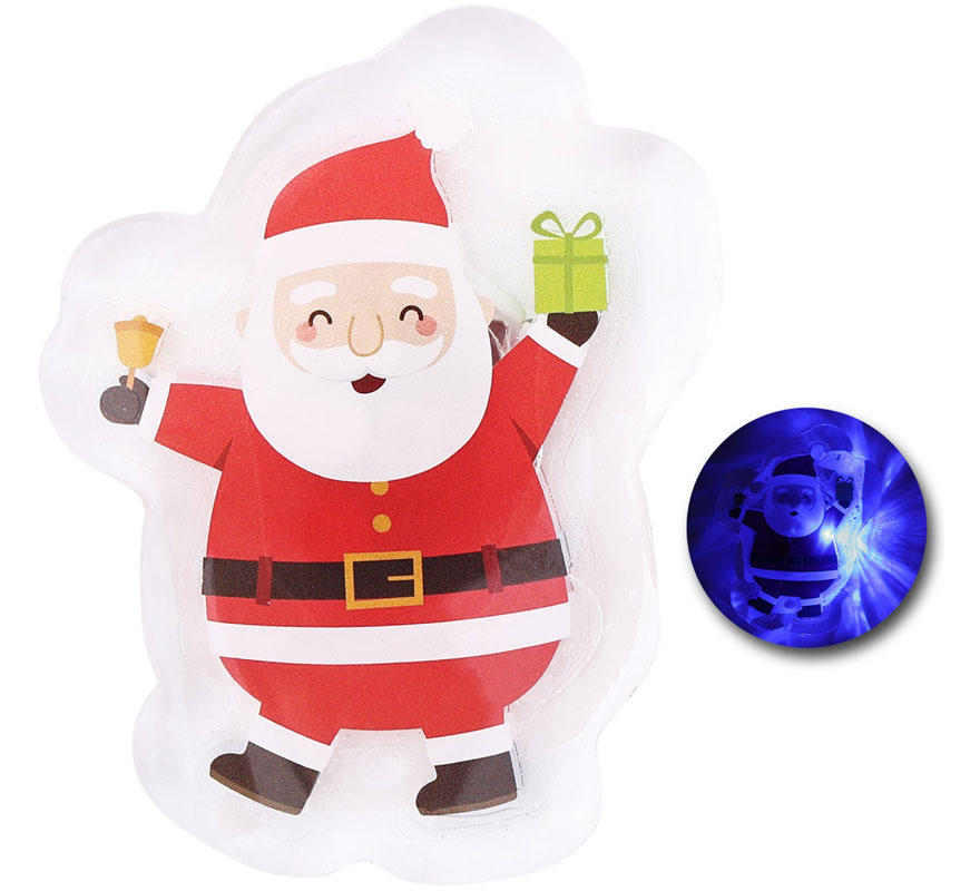 Pegatina Gel Led Santa Claus de 10x15 cm-B