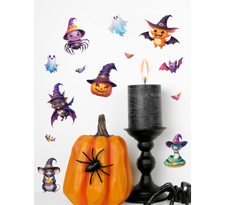 Adesivos engraçados de Halloween-B