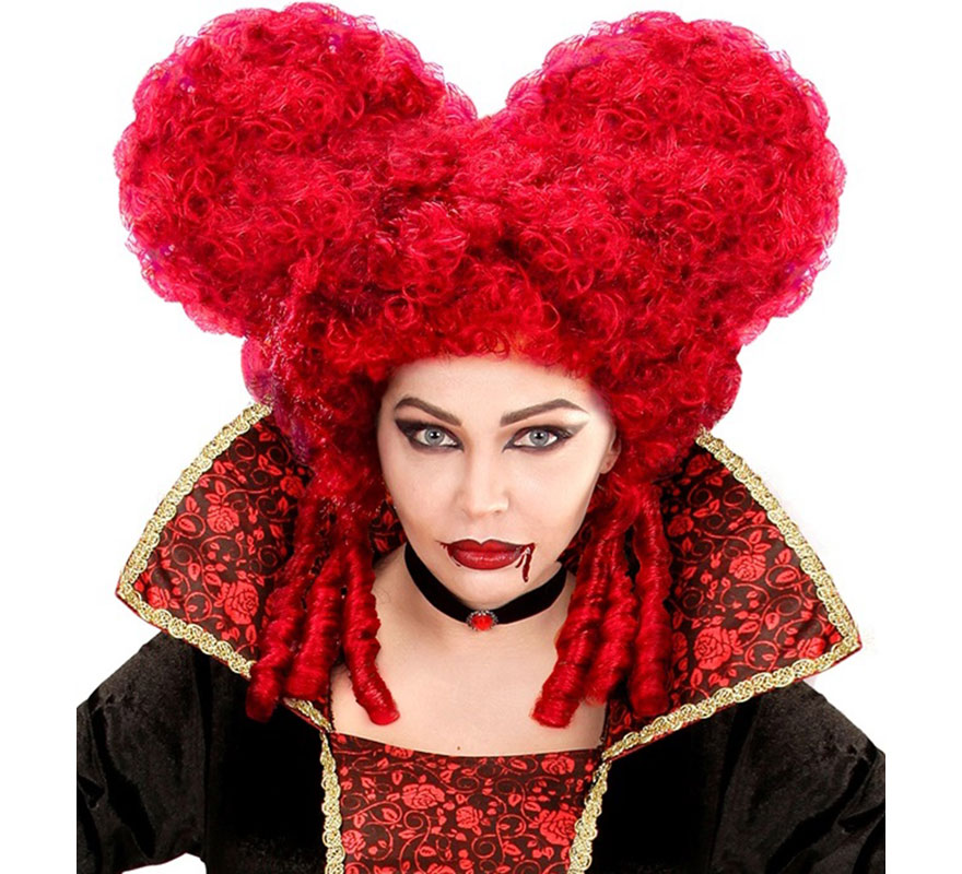 Redhead Queen of Hearts Wig-B
