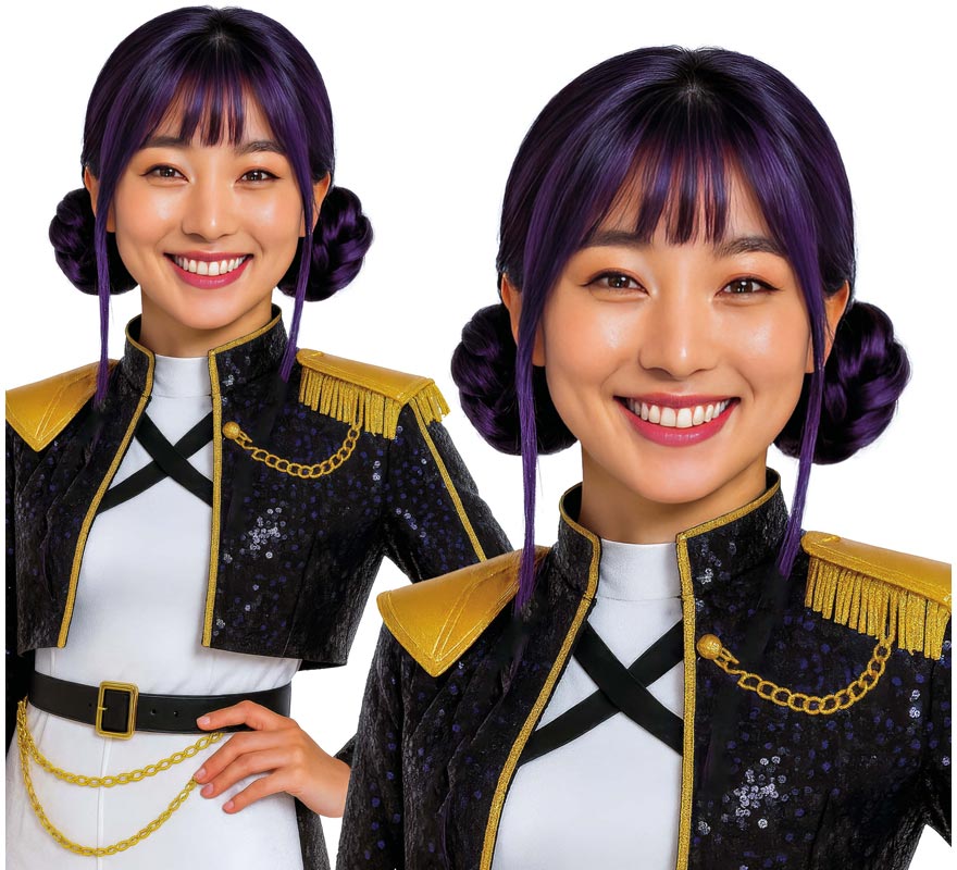 Perruque K-Pop Zoey la Chasseuse-B